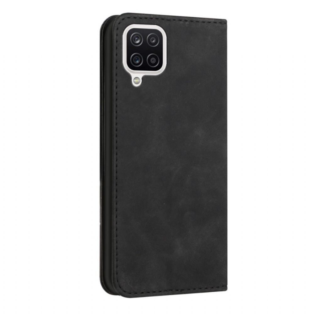 Schutzhülle Für Samsung Galaxy A12 / M12 Flip Case Lederoptik Im S-design