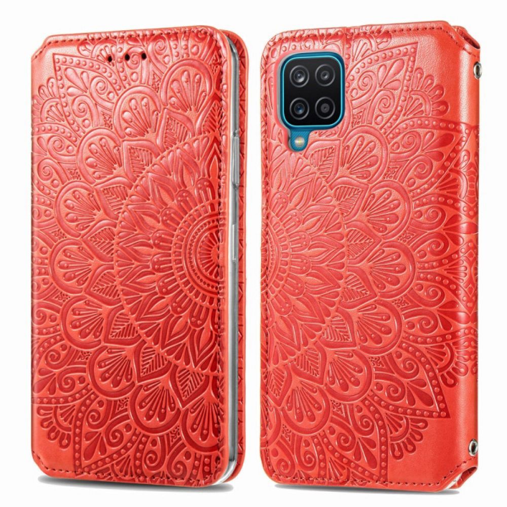Schutzhülle Für Samsung Galaxy A12 / M12 Flip Case Mandalas
