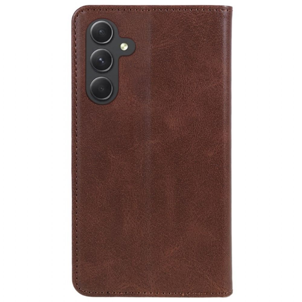 Flip Case Samsung Galaxy A55 5g Strukturierter Lederstil