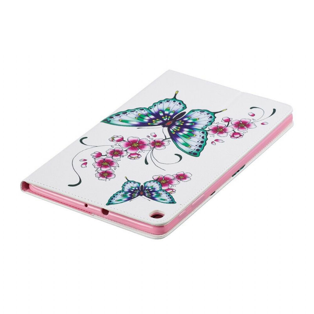 Case Für Samsung Galaxy Tab A 10.1 (2024) Schmetterlingsserie