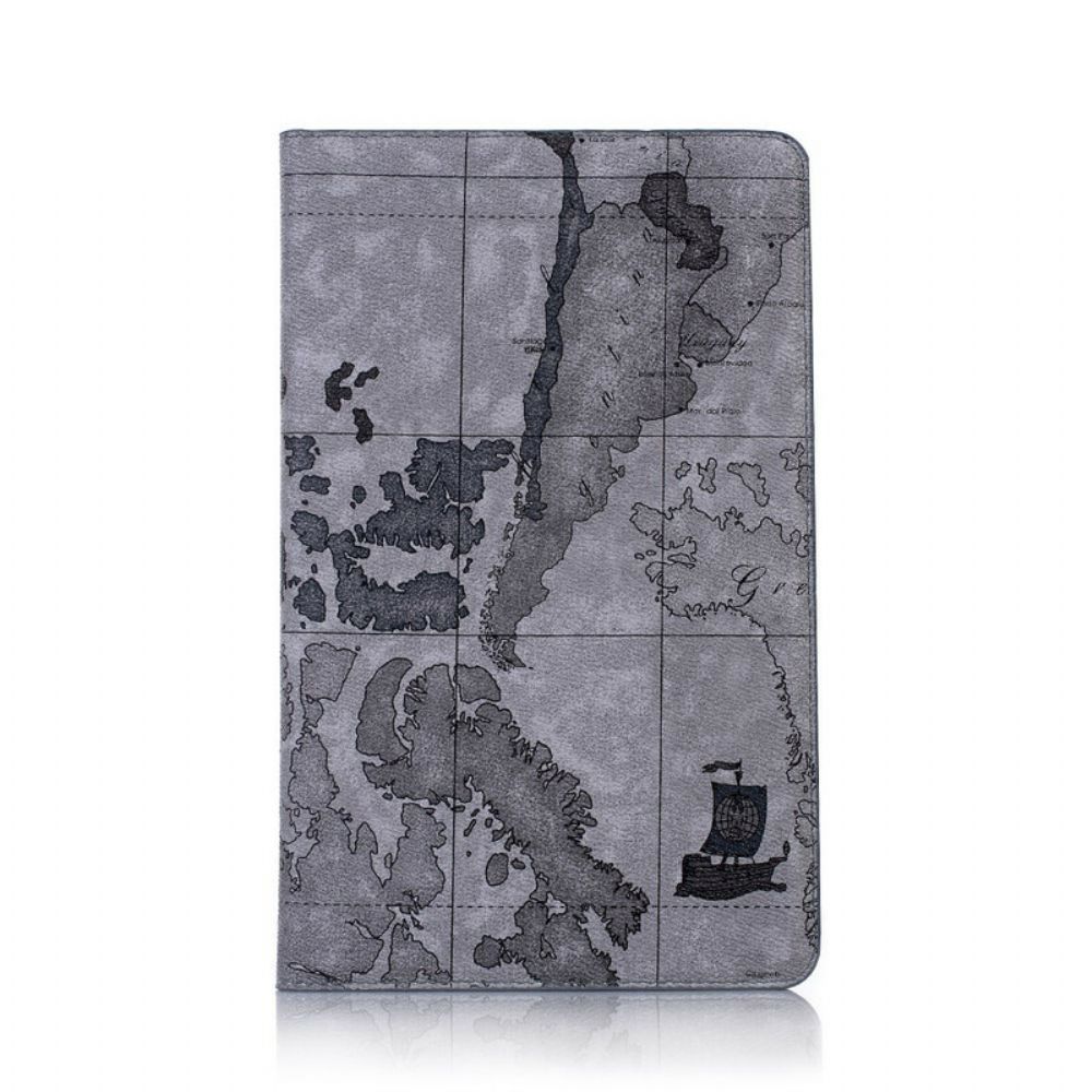 Case Für Samsung Galaxy Tab A 10.1 (2024) Vintage-karte
