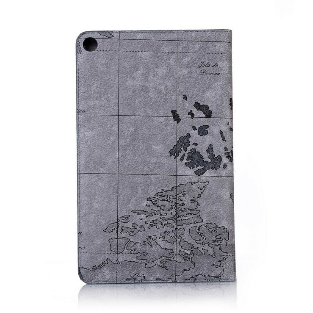 Case Für Samsung Galaxy Tab A 10.1 (2024) Vintage-karte