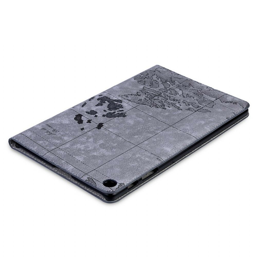Case Für Samsung Galaxy Tab A 10.1 (2024) Vintage-karte