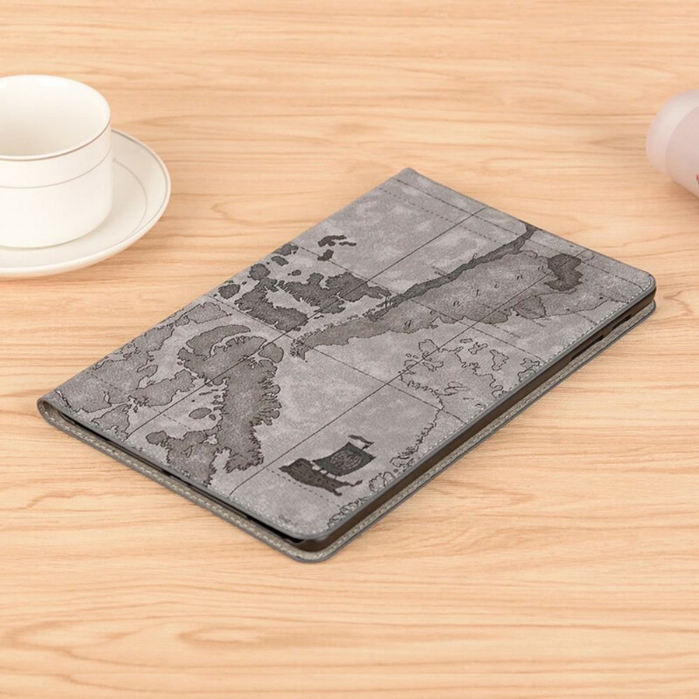 Case Für Samsung Galaxy Tab A 10.1 (2024) Vintage-karte