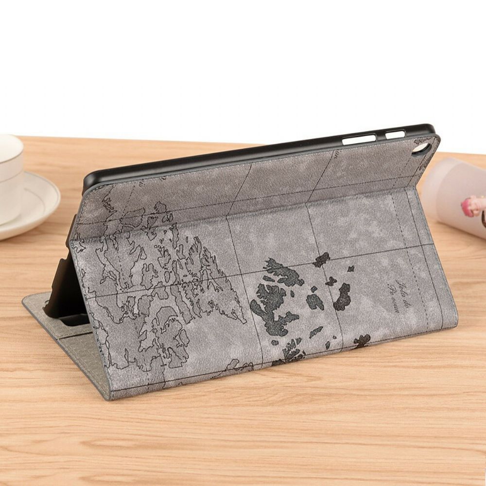 Case Für Samsung Galaxy Tab A 10.1 (2024) Vintage-karte