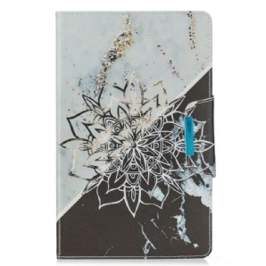 Flip Case Für Samsung Galaxy Tab A 10.1 (2024) Mandala-femoir-design