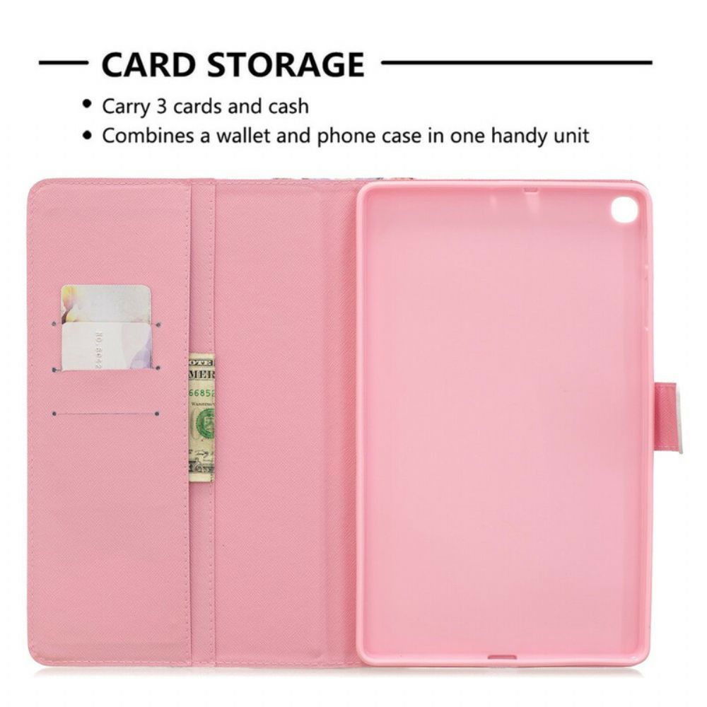 Flip Case Für Samsung Galaxy Tab A 10.1 (2024) Süßes Kätzchen