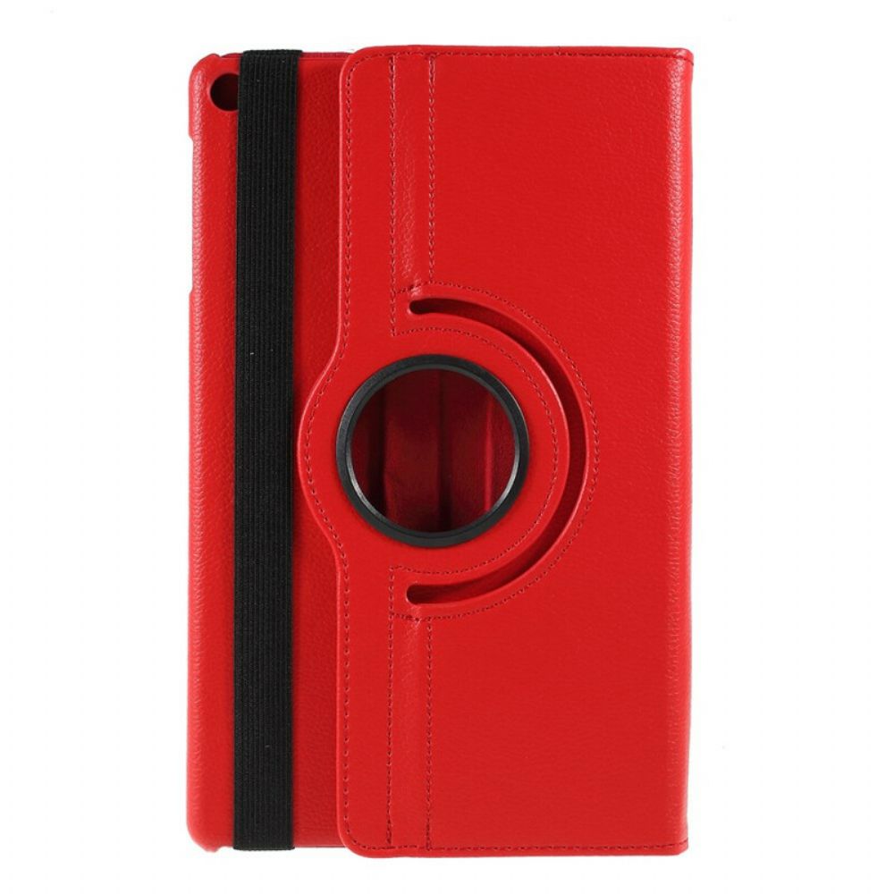 Flip Case Für Samsung Galaxy Tab A 10.1 (2024) Um 360° Drehbares Lychee-kunstleder