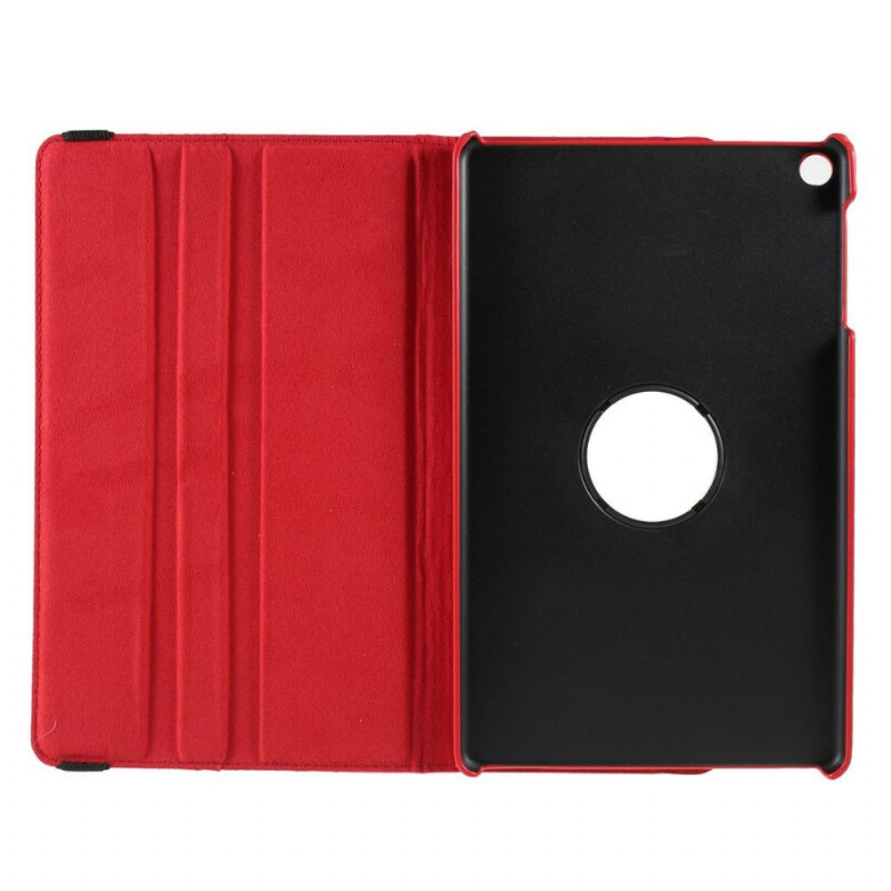 Flip Case Für Samsung Galaxy Tab A 10.1 (2024) Um 360° Drehbares Lychee-kunstleder