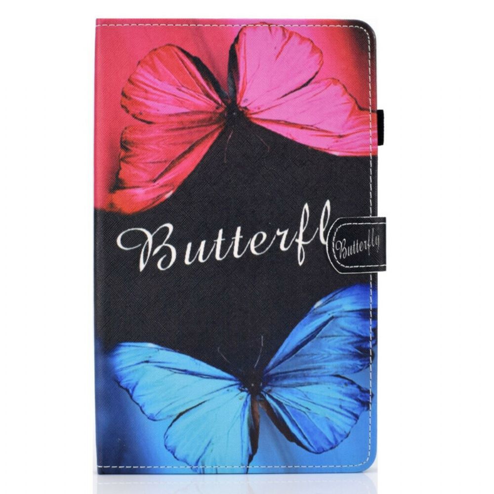 Flip Case Für Samsung Galaxy Tab A 10.1 (2024) Unglaubliche Schmetterlinge