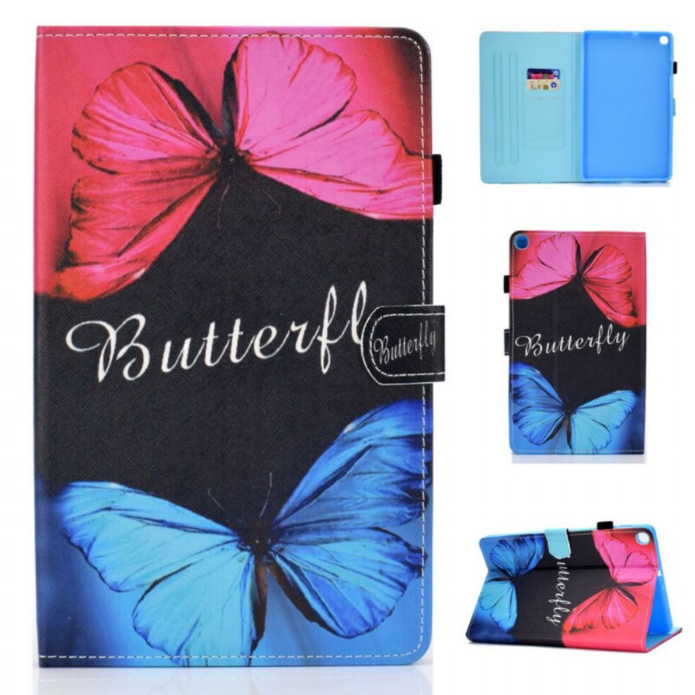 Flip Case Für Samsung Galaxy Tab A 10.1 (2024) Unglaubliche Schmetterlinge