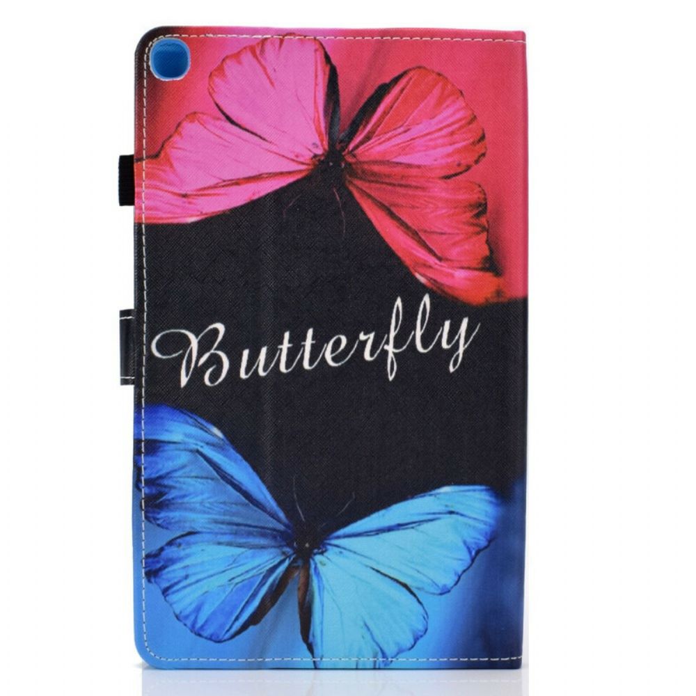 Flip Case Für Samsung Galaxy Tab A 10.1 (2024) Unglaubliche Schmetterlinge