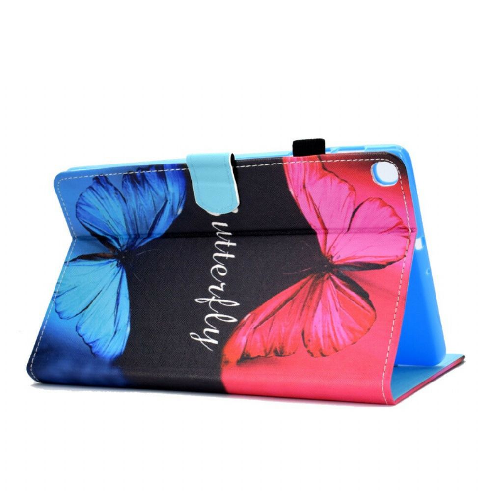 Flip Case Für Samsung Galaxy Tab A 10.1 (2024) Unglaubliche Schmetterlinge
