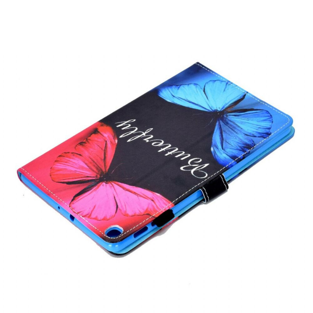 Flip Case Für Samsung Galaxy Tab A 10.1 (2024) Unglaubliche Schmetterlinge