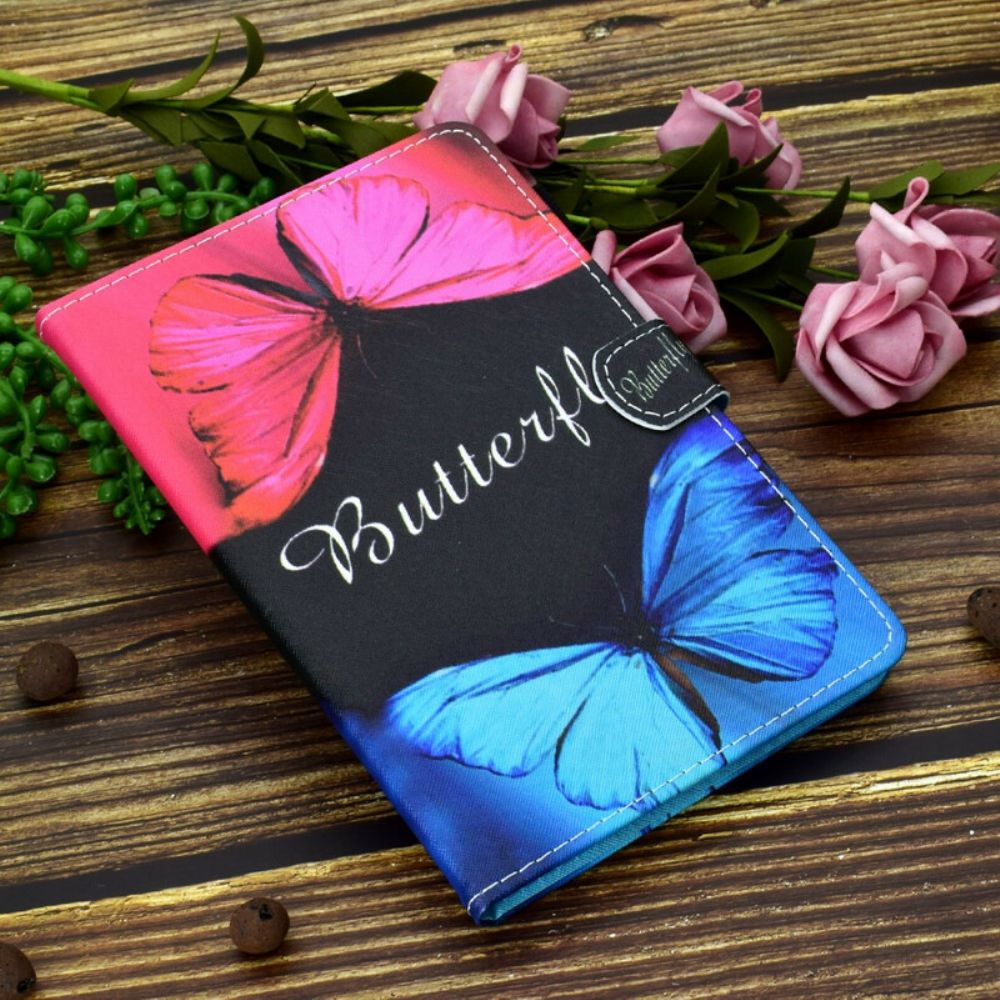 Flip Case Für Samsung Galaxy Tab A 10.1 (2024) Unglaubliche Schmetterlinge