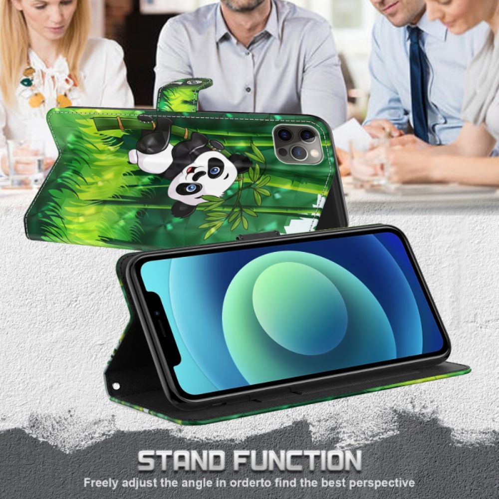 Flip Case Für Google Pixel 7 Mit Kordel Tanga Panda Und Bambus