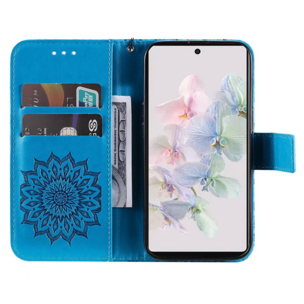 Flip Case Für Google Pixel 7 Sonne Mit Lanyard