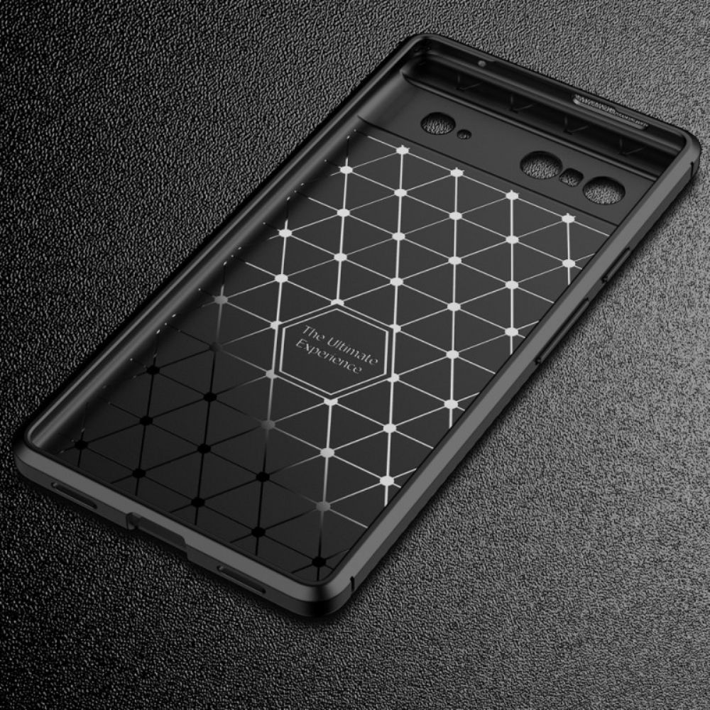 Handyhülle Für Google Pixel 7 Kohlefaserstrukturschlauch