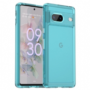Handyhülle Für Google Pixel 7 Transparente Candy-serie