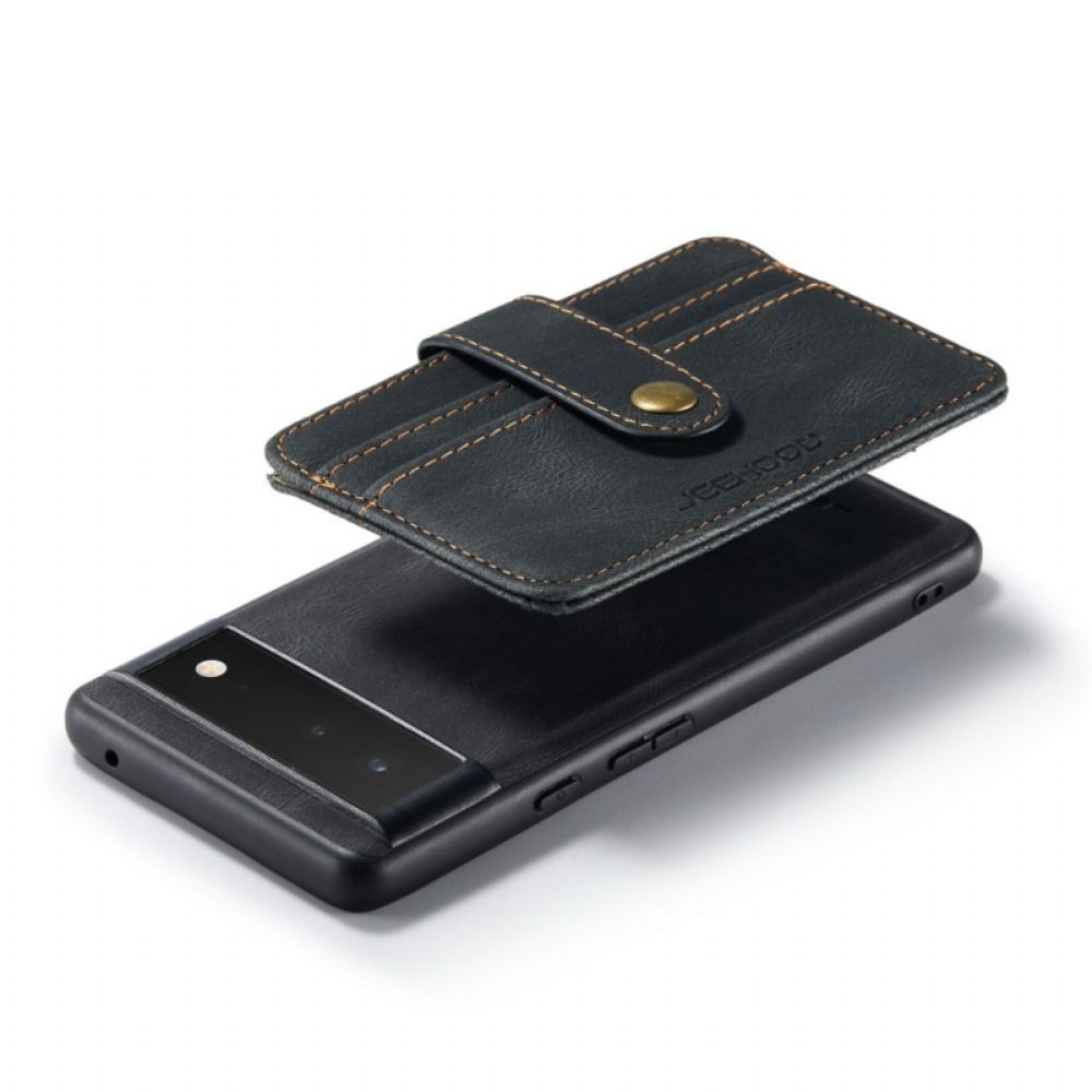 Hülle Für Google Pixel 7 Brieftasche Abnehmbare Rfid-geldbörse Von Jeehood