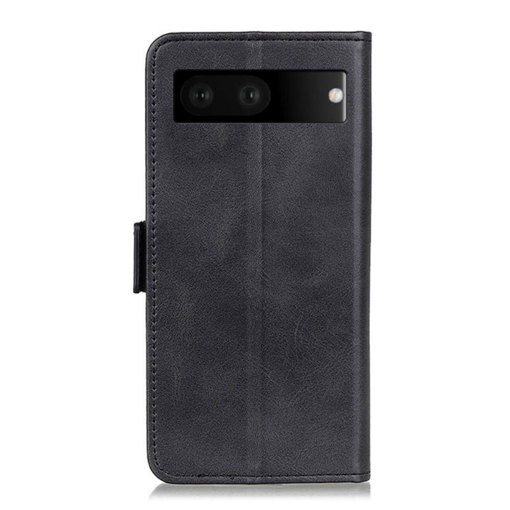 Lederhüllen Für Google Pixel 7 Doppelverschluss