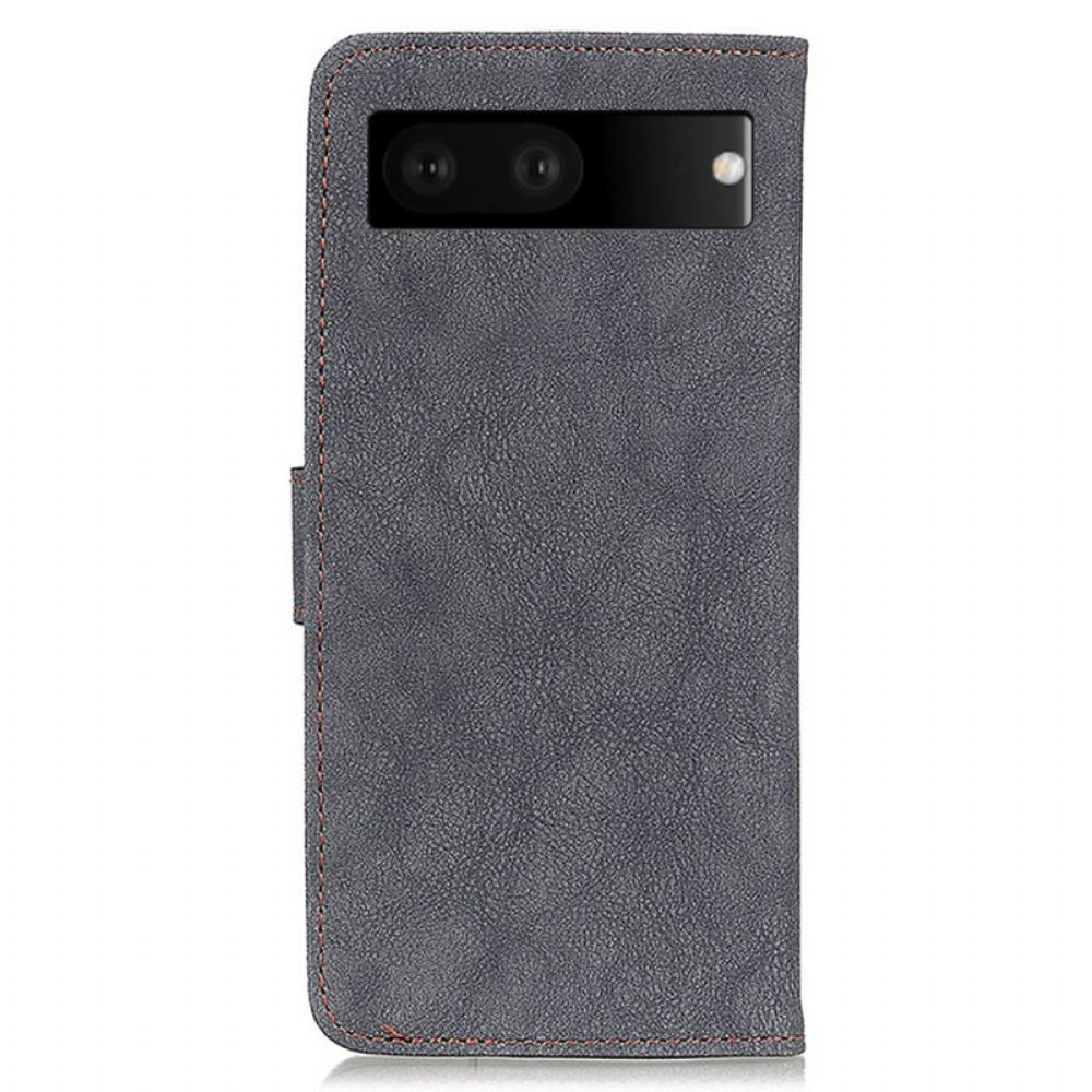 Lederhüllen Für Google Pixel 7 Khazneh Spaltleder