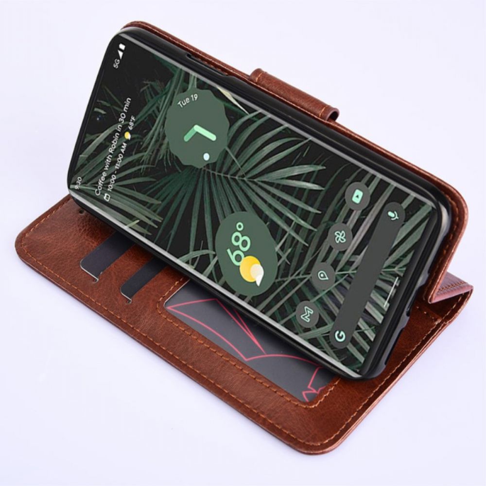 Lederhüllen Für Google Pixel 7 Vintage Kunstleder