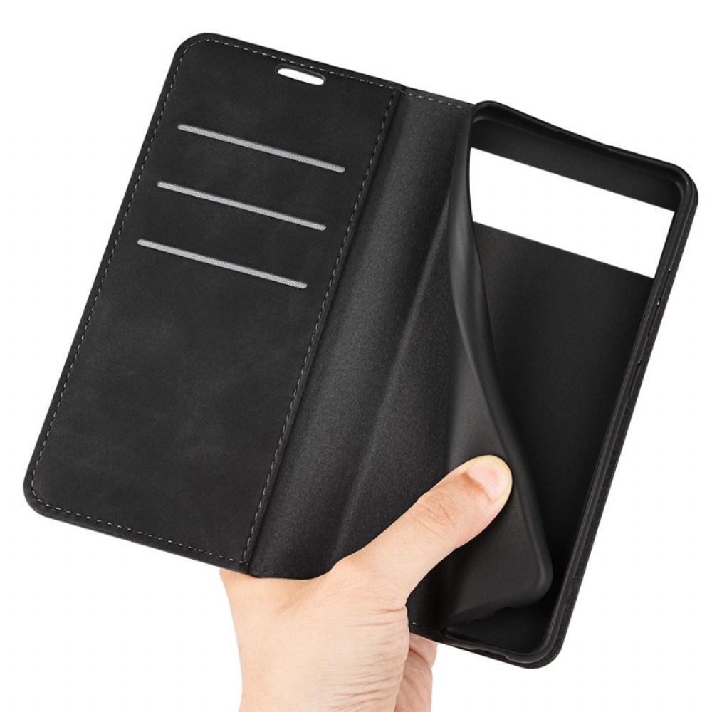 Schutzhülle Für Google Pixel 7 Flip Case Uni-ledereffekt