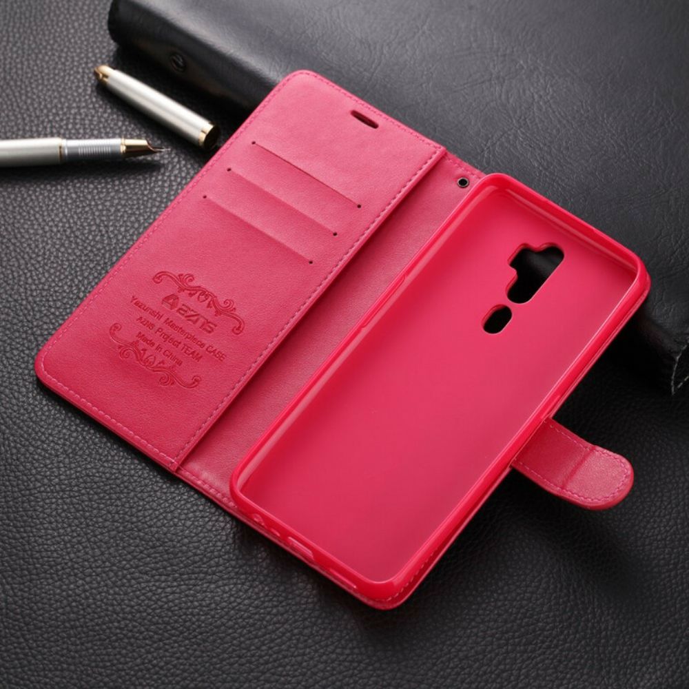 Lederhüllen Für Oppo A9 2024 / A5 2024 Azns Ledereffekt