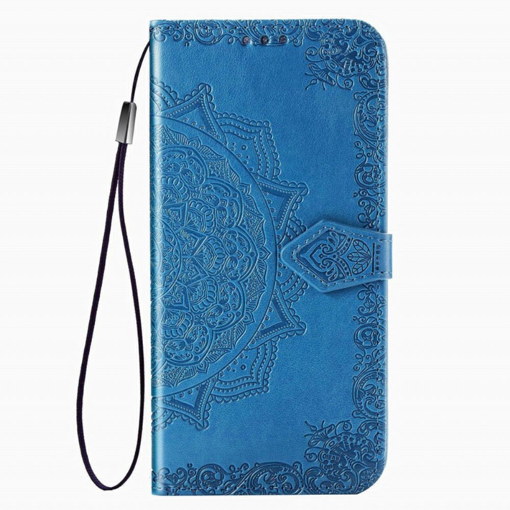 Lederhüllen Für Oppo A9 2024 / A5 2024 Mandala Aus Dem Mittelalter