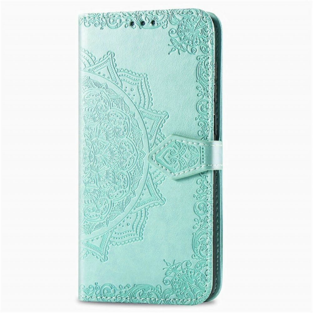 Lederhüllen Für Oppo A9 2024 / A5 2024 Mandala Aus Dem Mittelalter