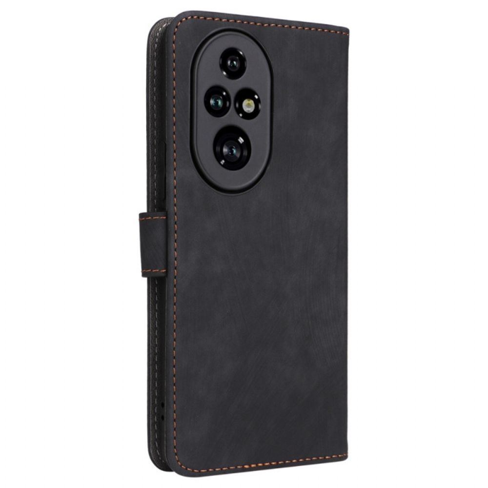 Lederhüllen Honor 200 Pro Rfid-schutz In Wildlederoptik
