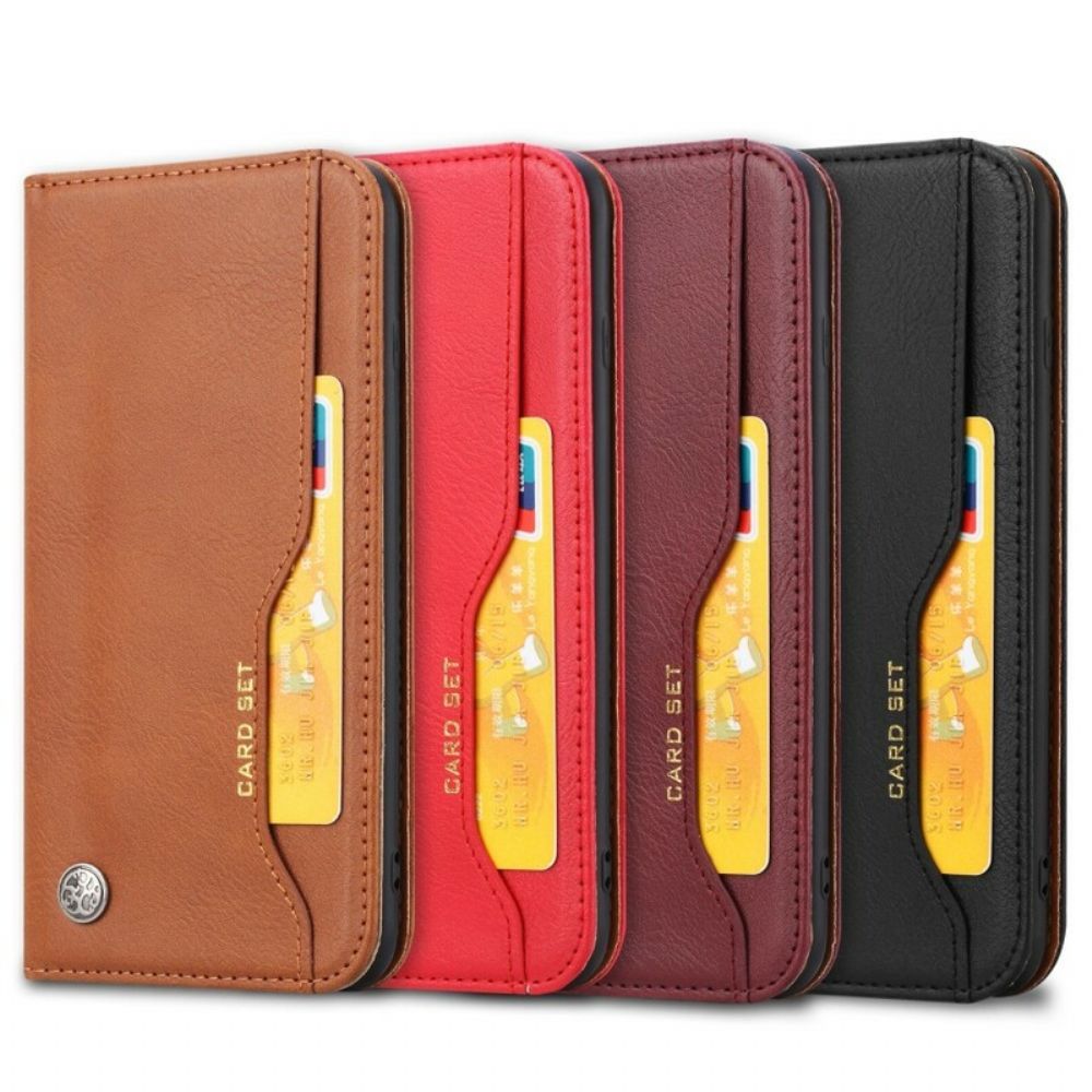 Schutzhülle Für iPhone 6 Plus / 6S Plus Flip Case Kartenetui Aus Kunstleder