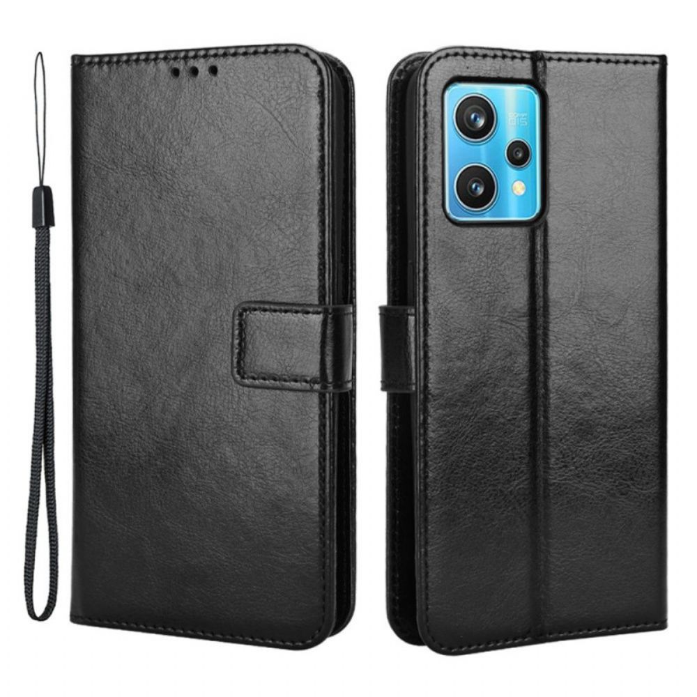 Lederhüllen Für Realme 9 5G Auffälliges Kunstleder