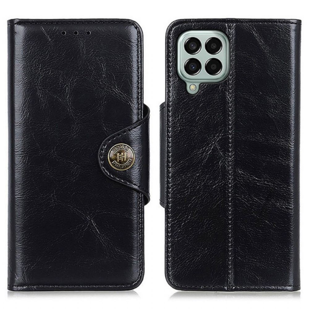 Flip Case Für Samsung Galaxy M33 5G Khazneh Bemalt