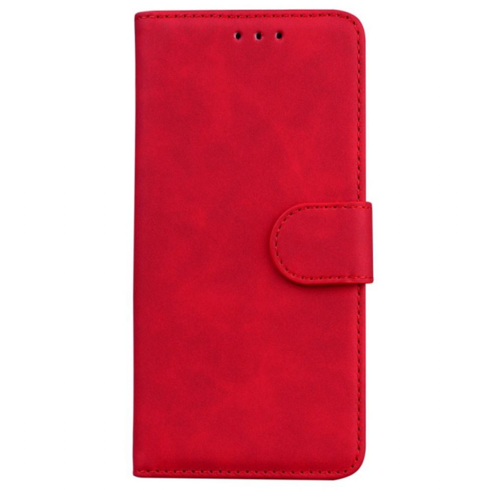 Flip Case Für Samsung Galaxy M33 5G Kunstleder Einfarbig
