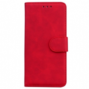 Flip Case Für Samsung Galaxy M33 5G Kunstleder Einfarbig
