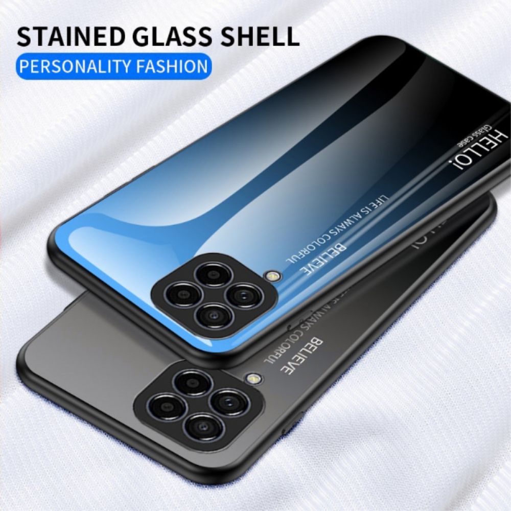 Handyhülle Für Samsung Galaxy M33 5G Hallo Tempered Glass