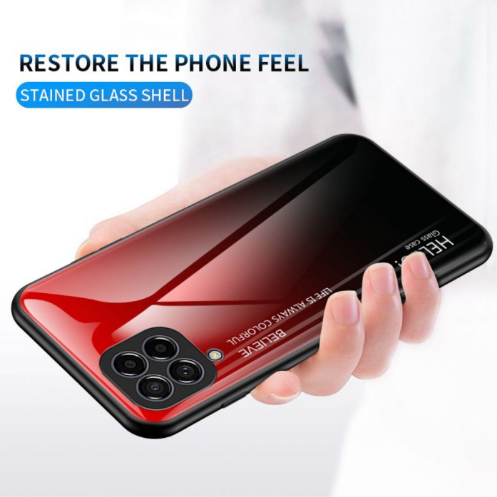 Handyhülle Für Samsung Galaxy M33 5G Hallo Tempered Glass