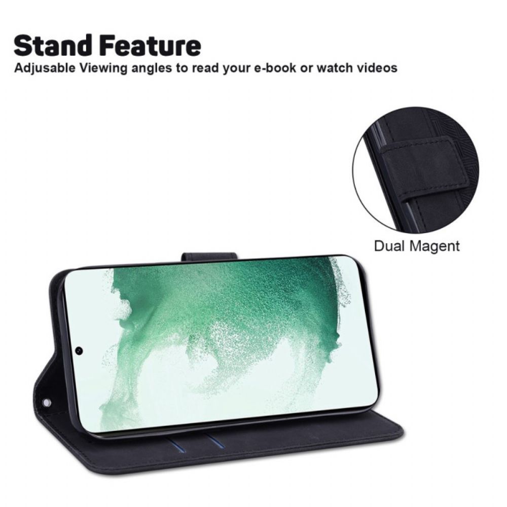 Lederhüllen Für Samsung Galaxy M33 5G Mit Kordel Banddesign