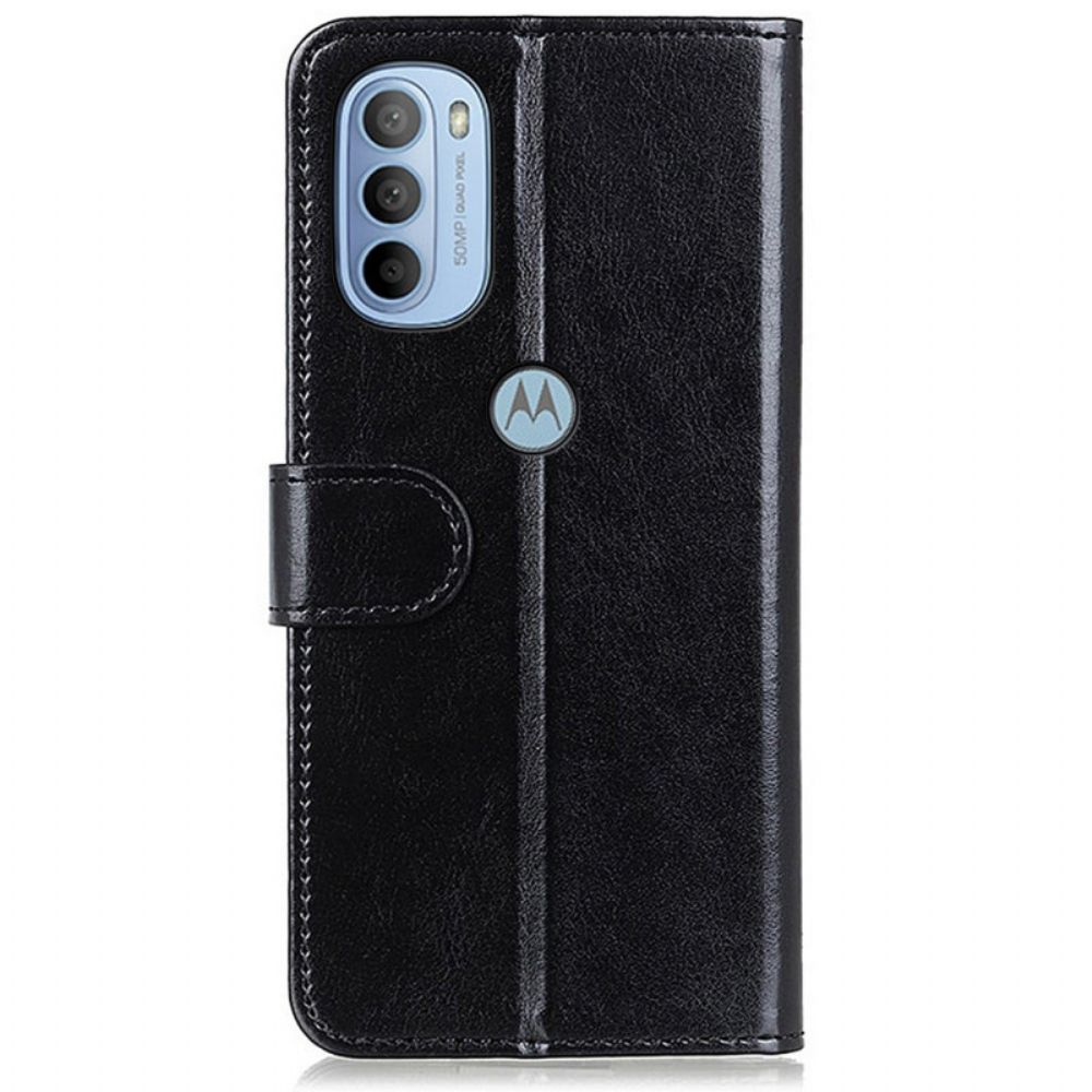Flip Case Für Moto G31 / Moto G41 Eisige Feinheit