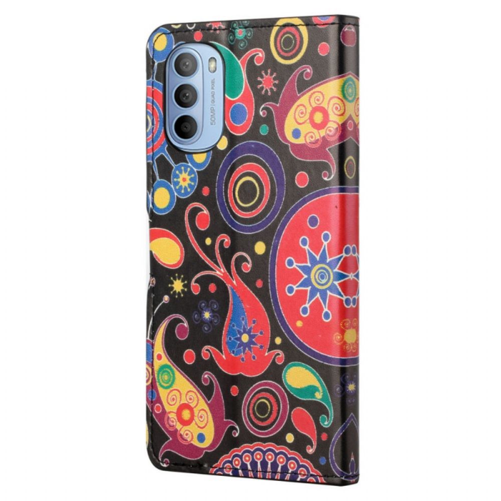 Flip Case Für Moto G31 / Moto G41 Galaxiezeichnungen