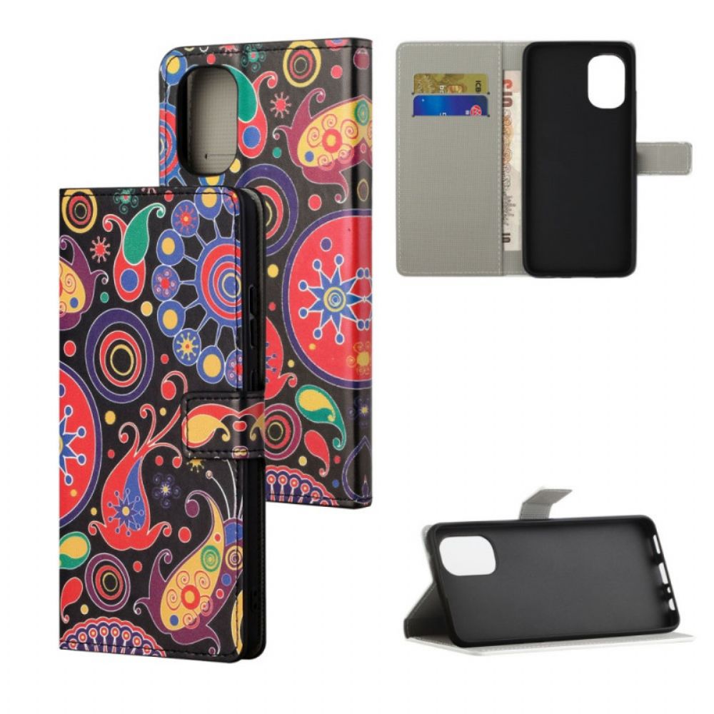 Flip Case Für Moto G31 / Moto G41 Galaxiezeichnungen