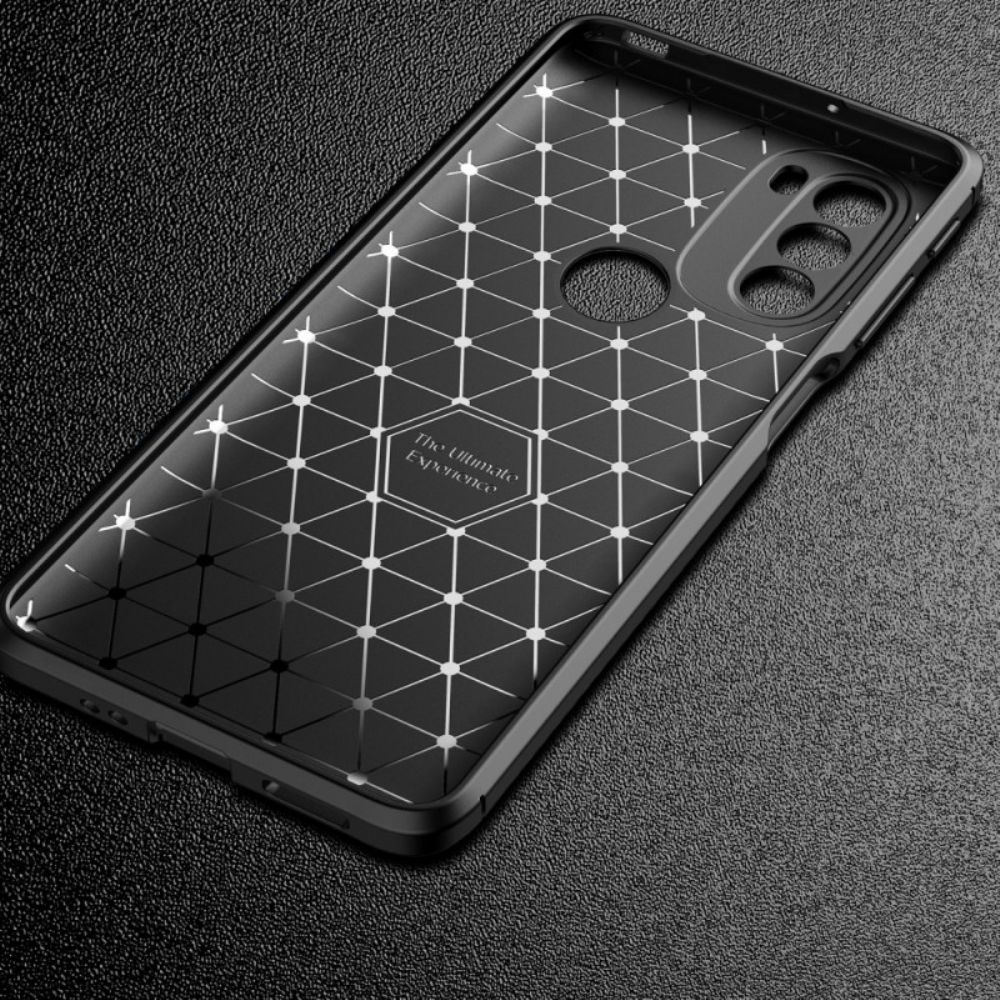 Handyhülle Für Moto G31 / Moto G41 Kohlefaserschlauch