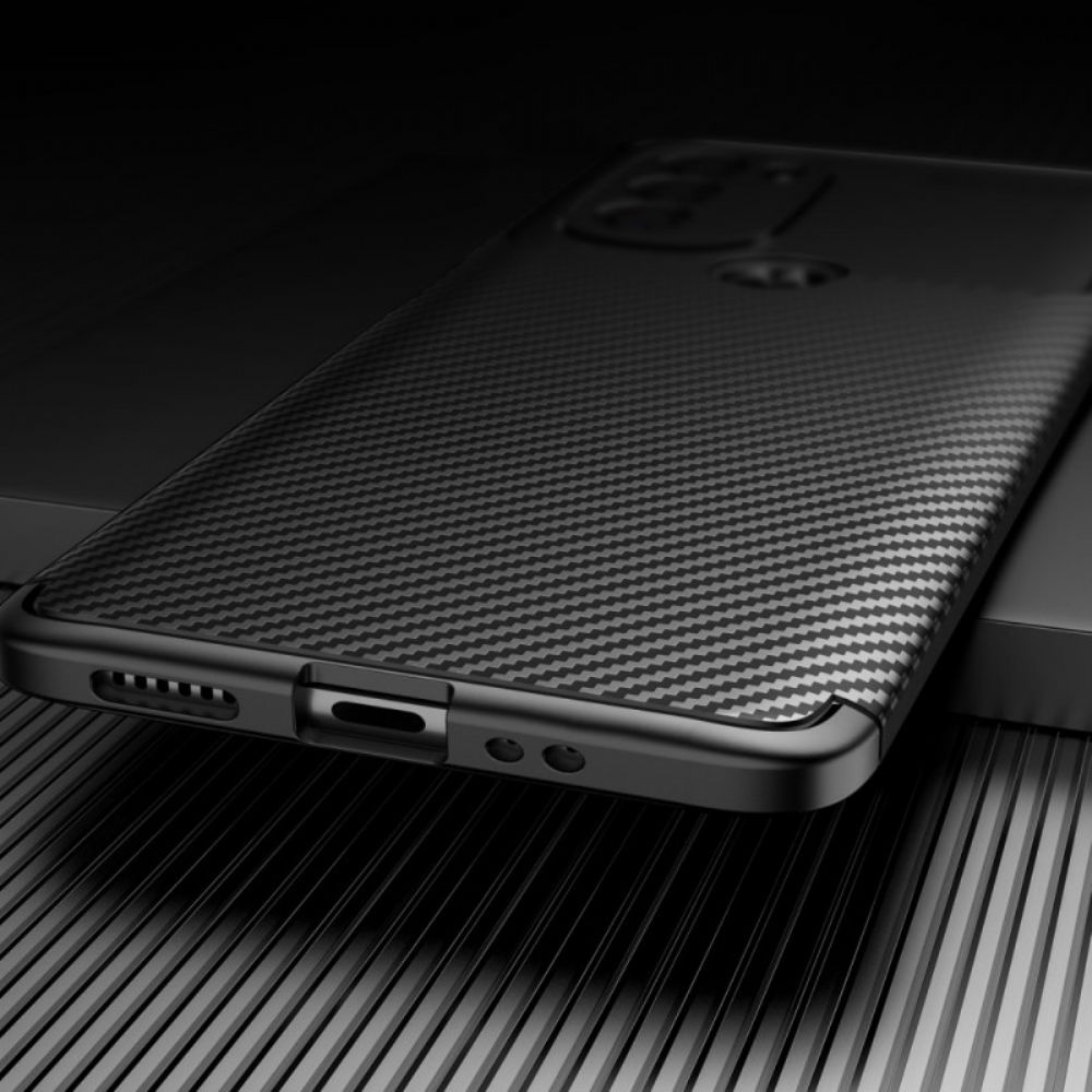 Handyhülle Für Moto G31 / Moto G41 Kohlefaserschlauch