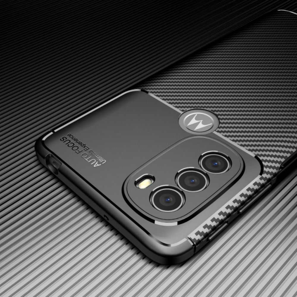 Handyhülle Für Moto G31 / Moto G41 Kohlefaserschlauch