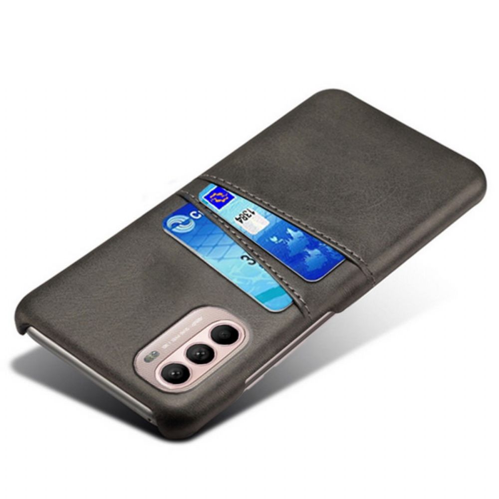 Hülle Für Moto G31 / Moto G41 Ksq-kartenhalter