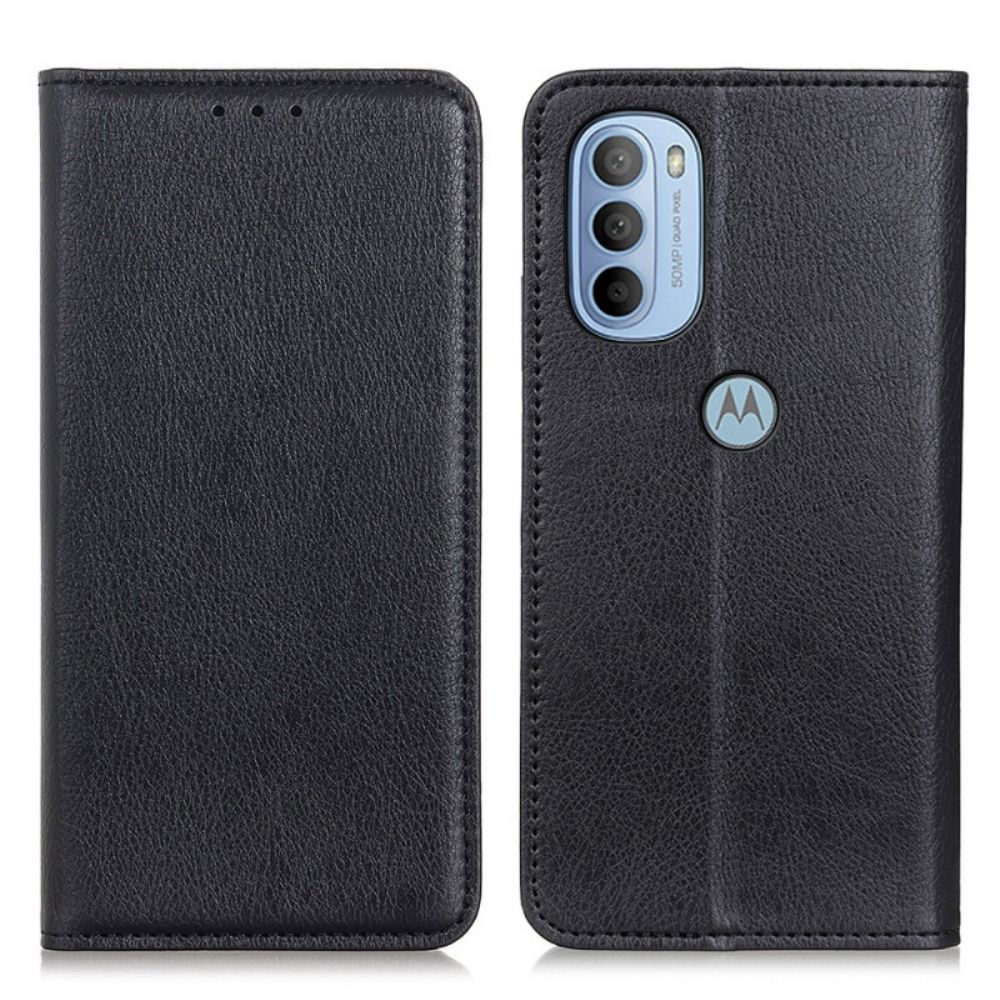 Schutzhülle Für Moto G31 / Moto G41 Flip Case Mattes Spaltleder