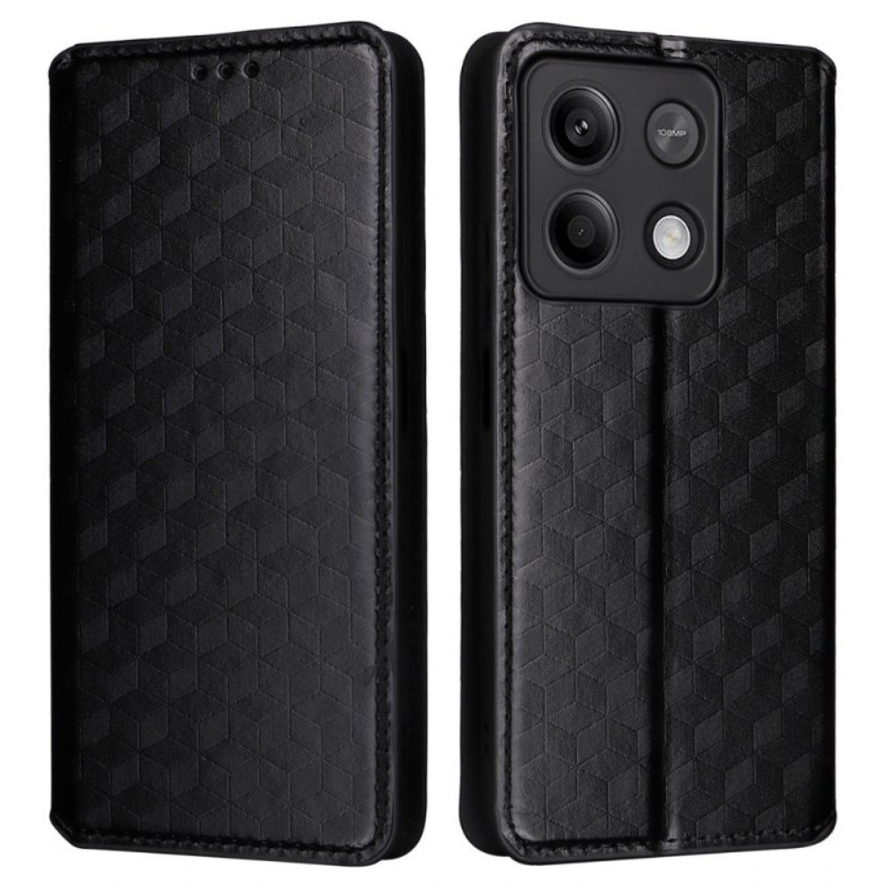 Flip Case Xiaomi Redmi Note 13 5g 3d-würfel