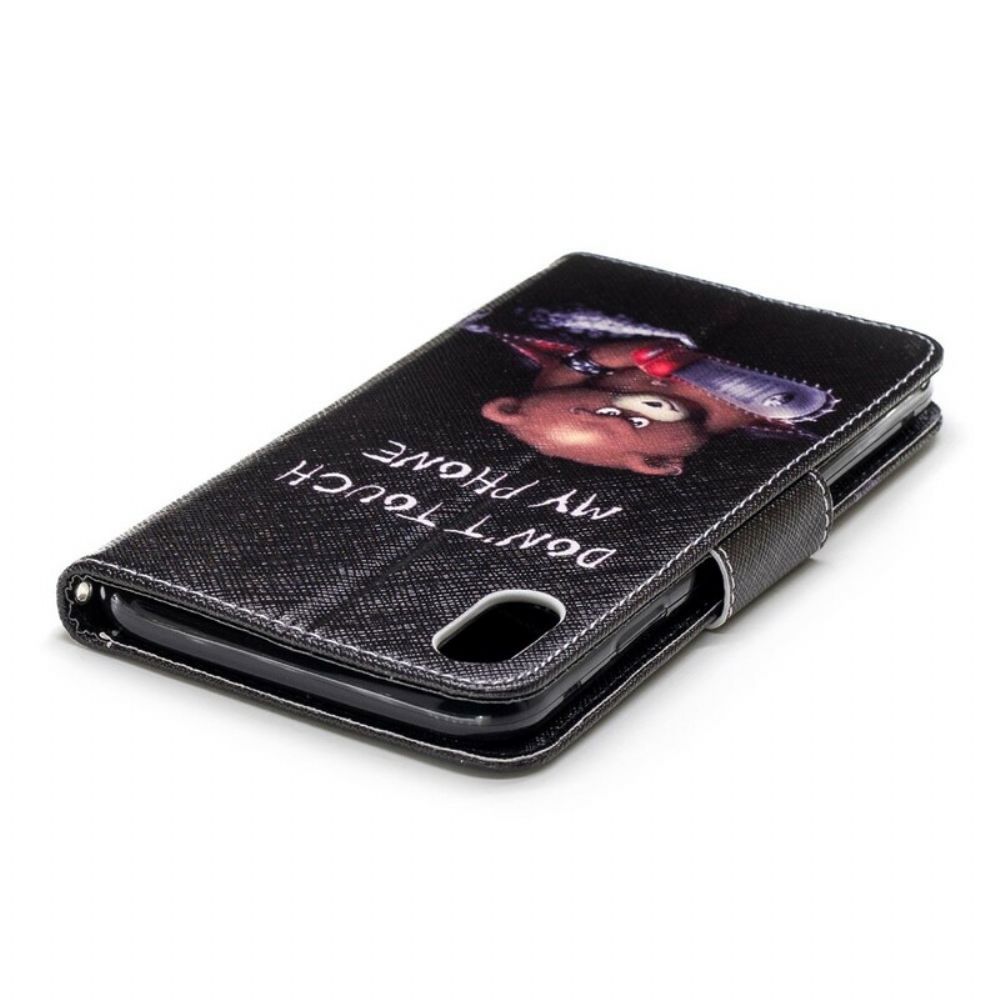 Flip Case Für iPhone XS Max Gefährlicher Bär